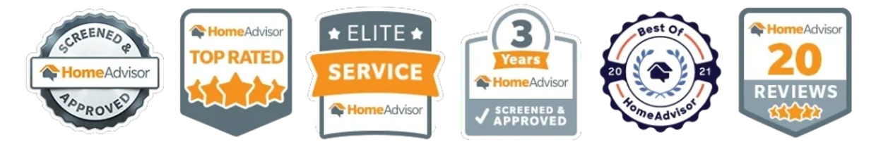 HomeAdvisor rating badge